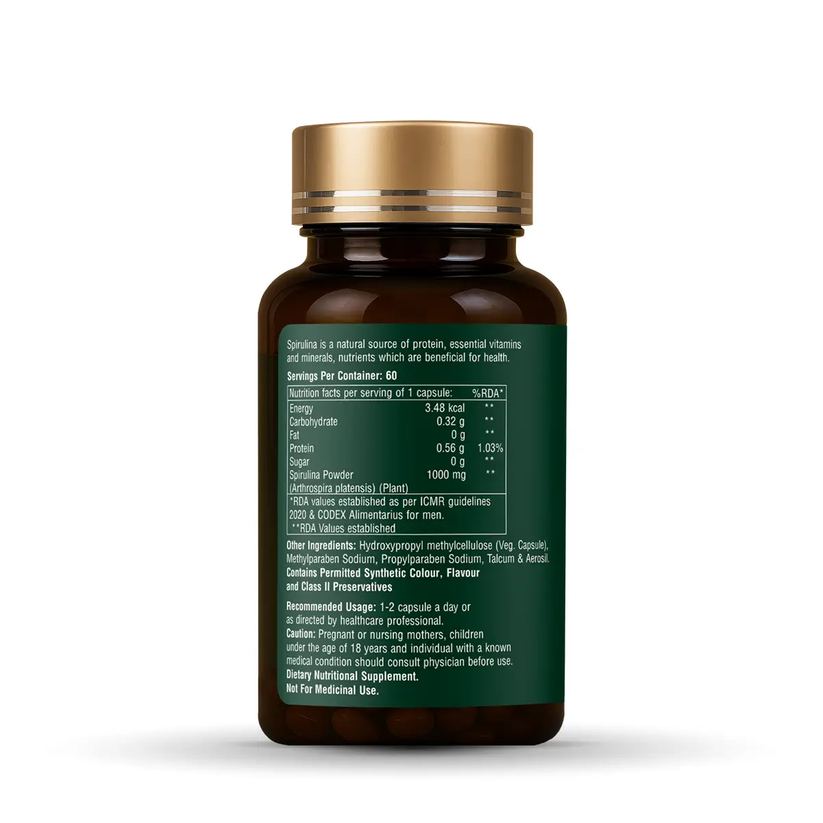 ZEELAB Organic Spirulina Capsule